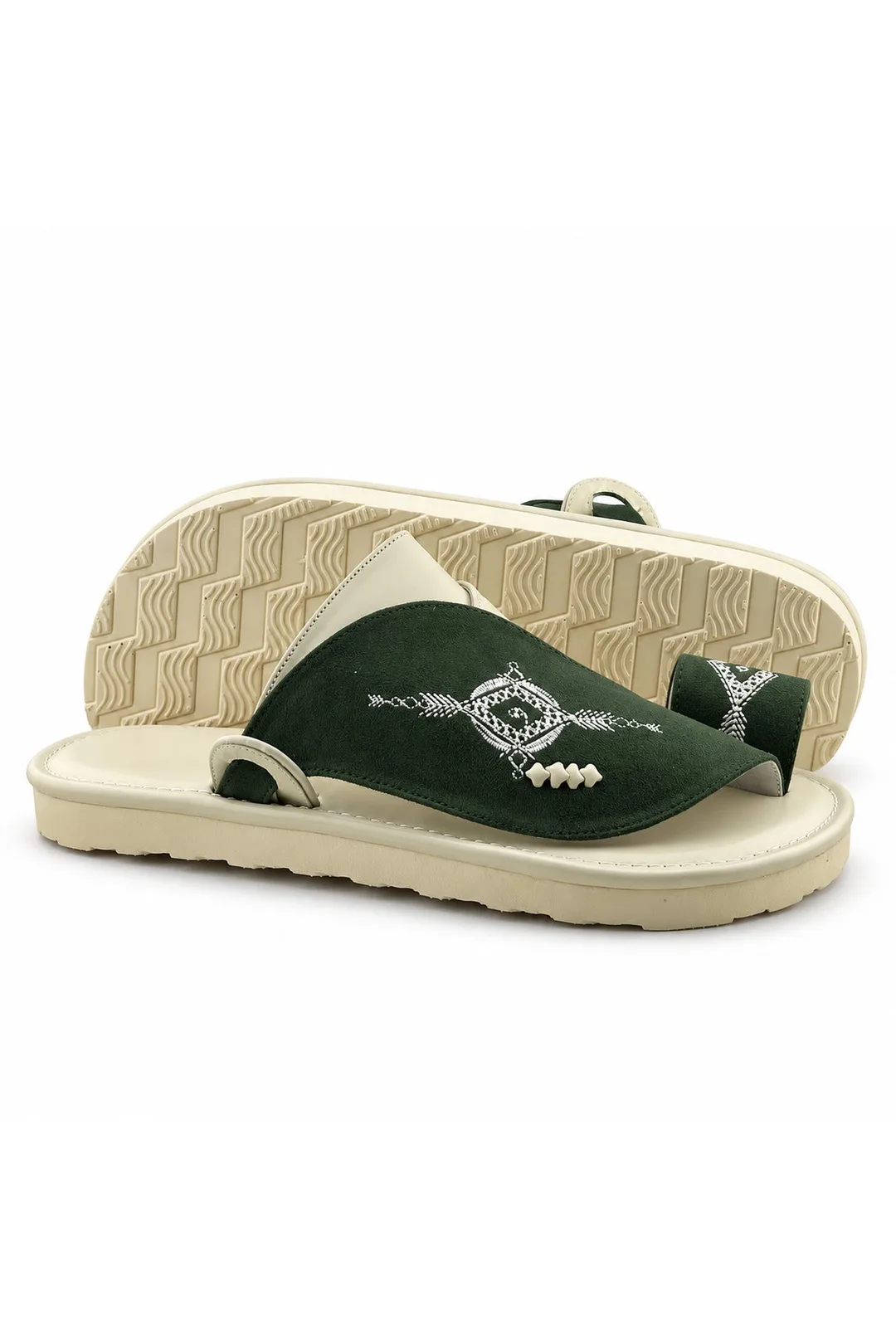 Olive Green / Cream