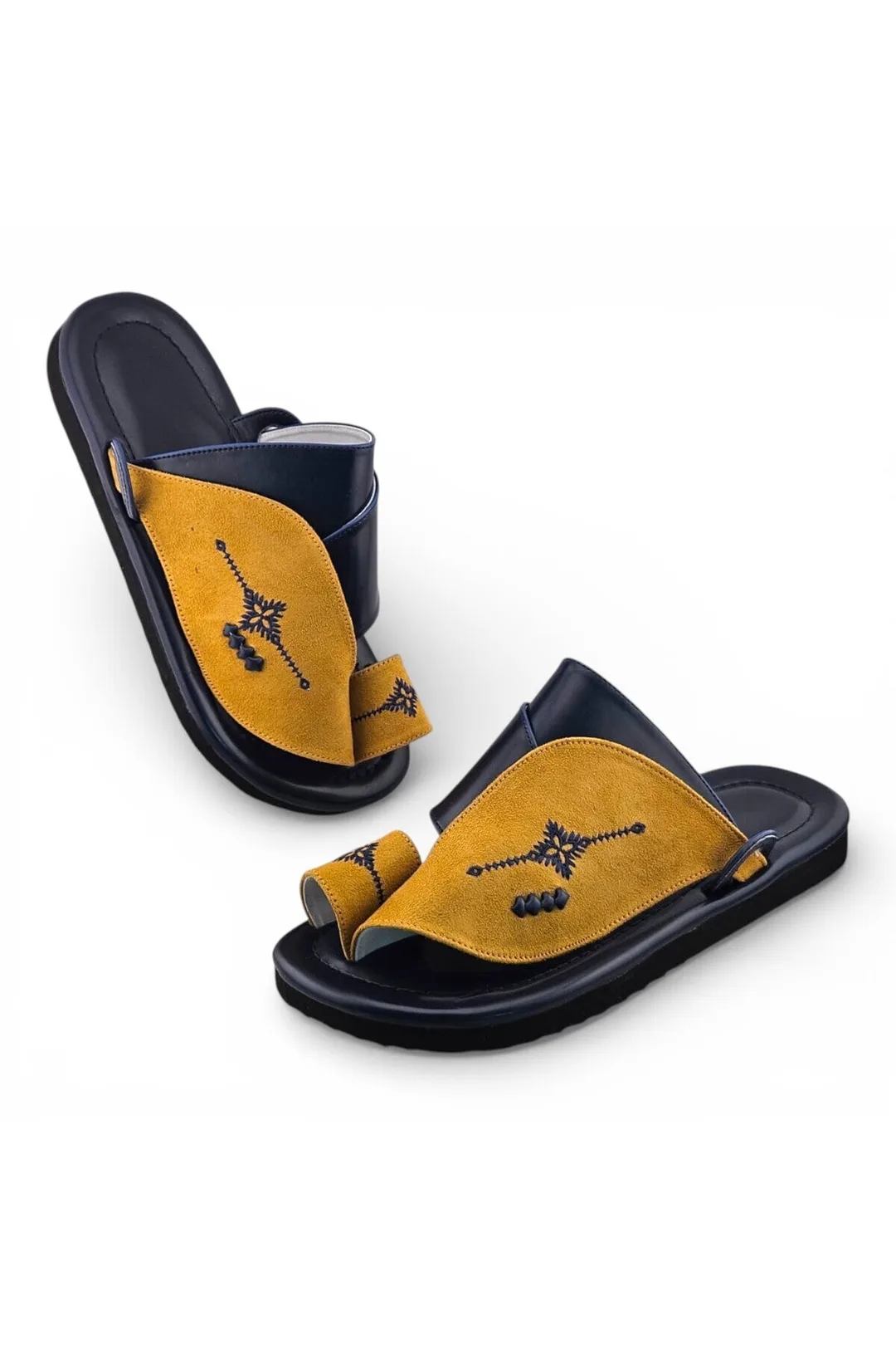 Yellow / Navy Blue