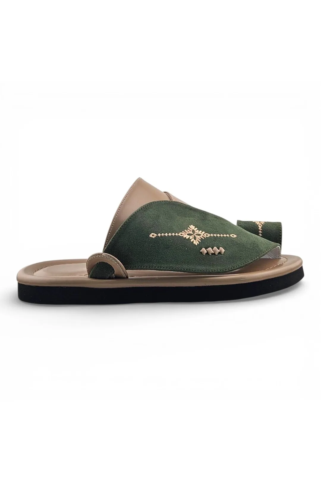 Olive Green / Light Beige