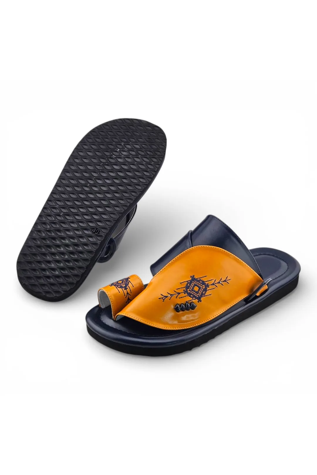 Yellow / Navy Blue