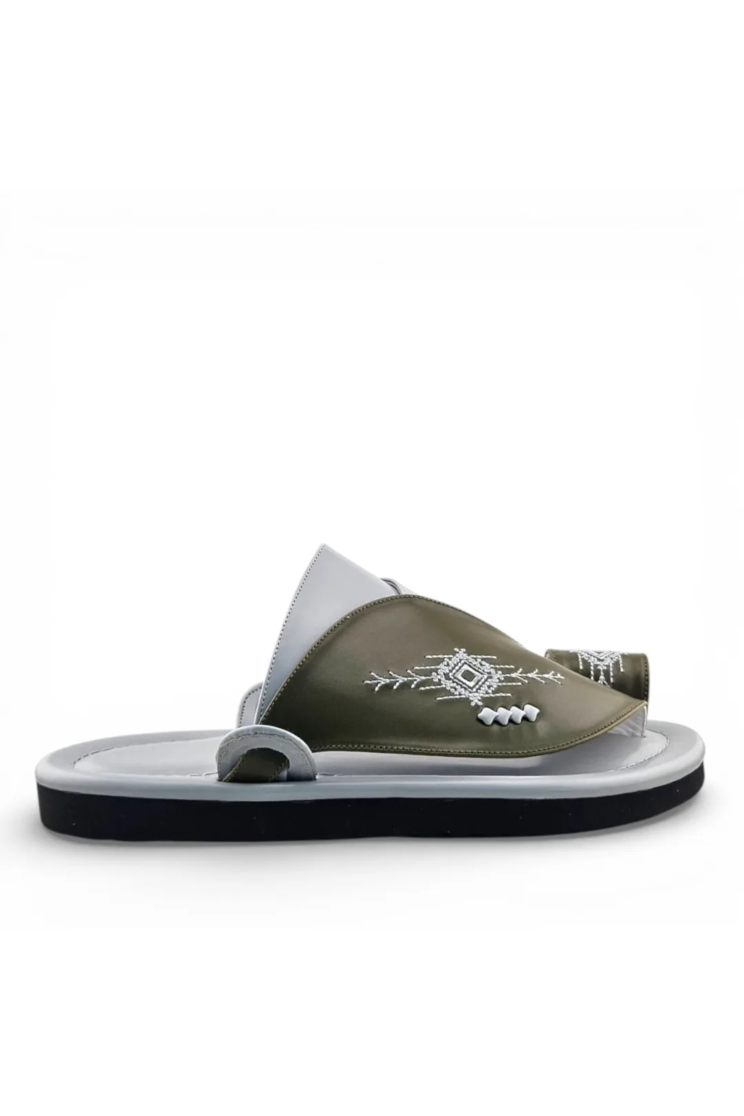 Olive Green / Light Grey