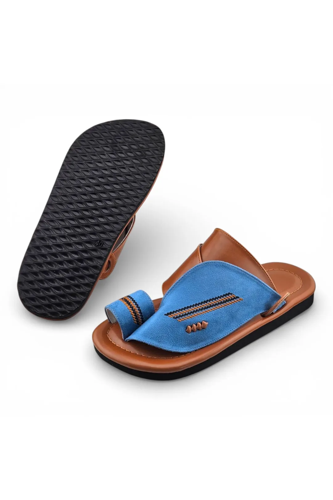 Light Sky Blue / Dark Mustard