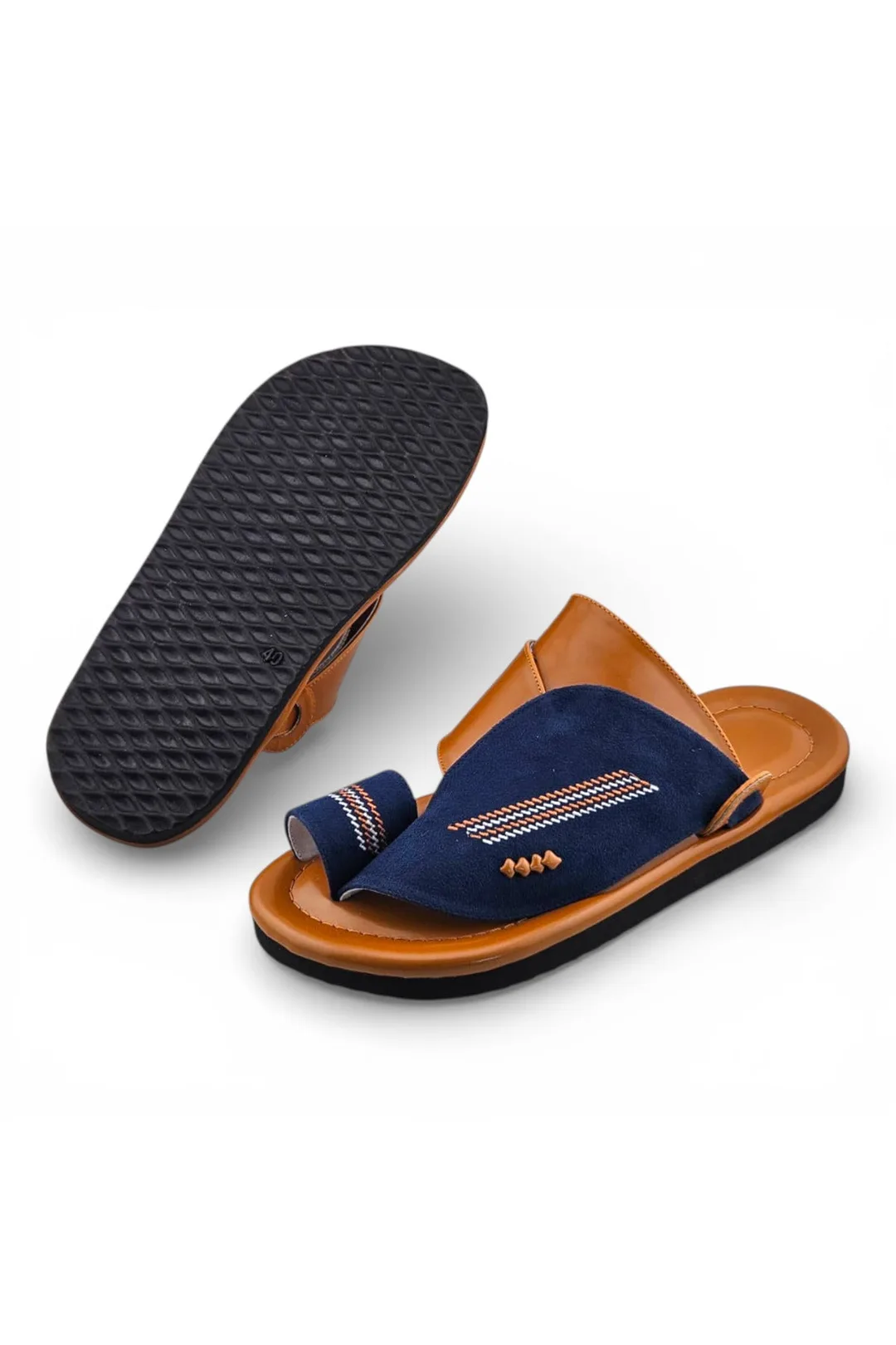 Navy Blue / Beige
