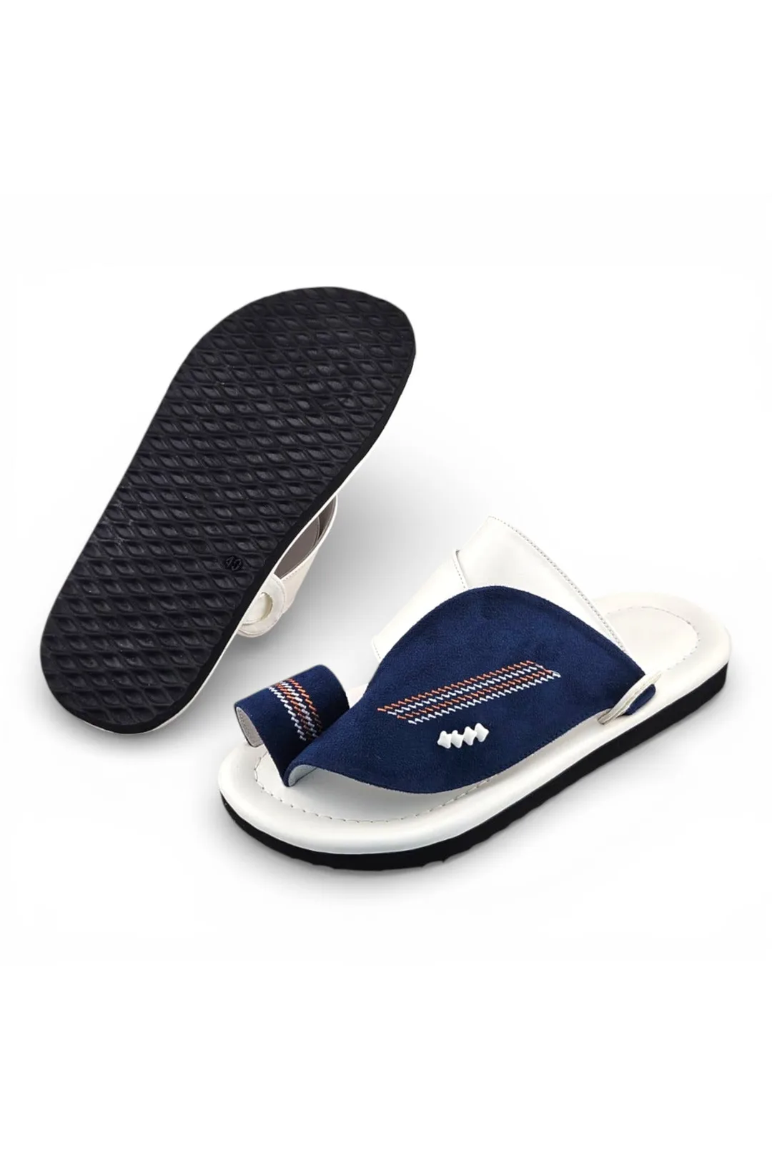 Navy Blue / White
