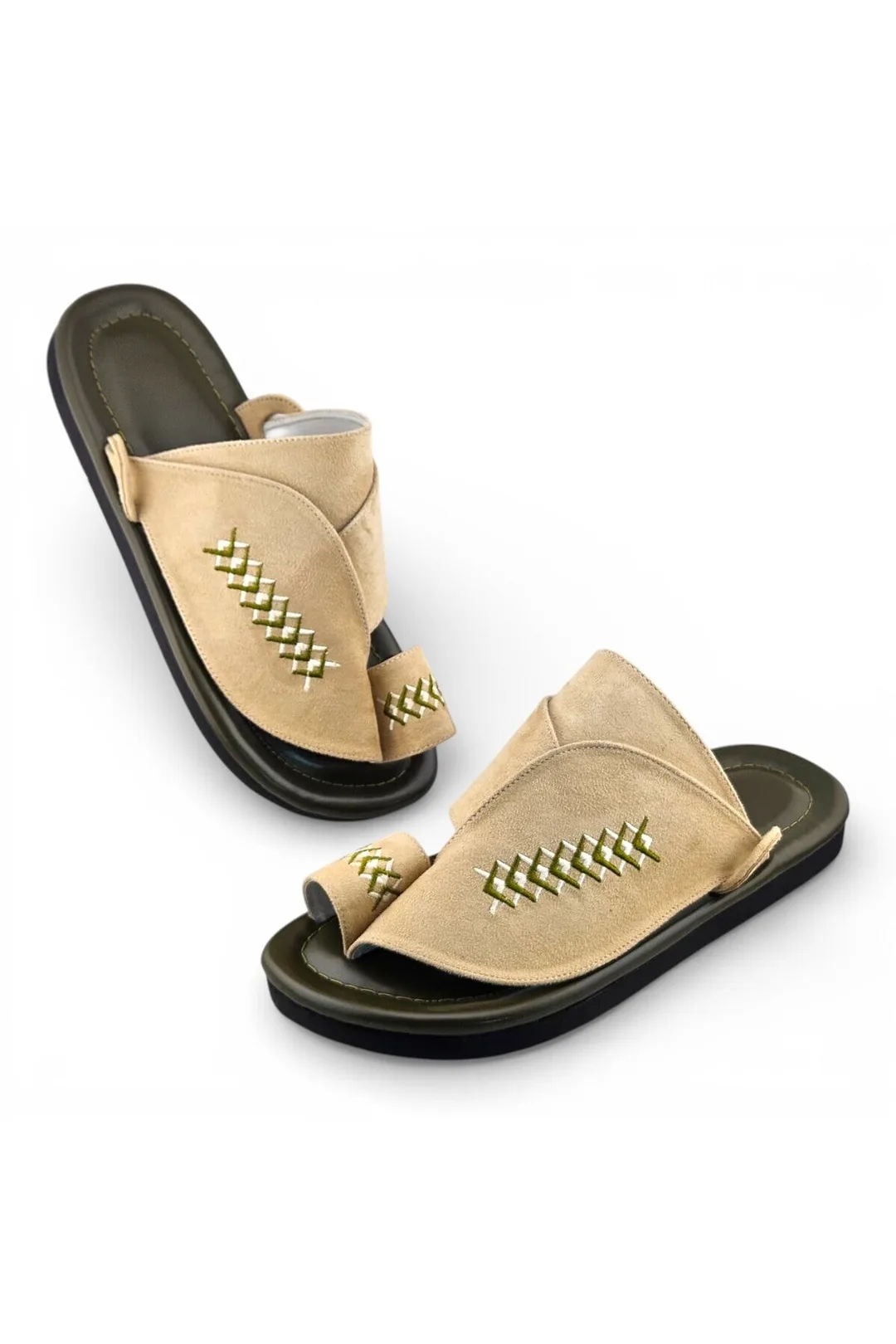 Olive Green / Cream