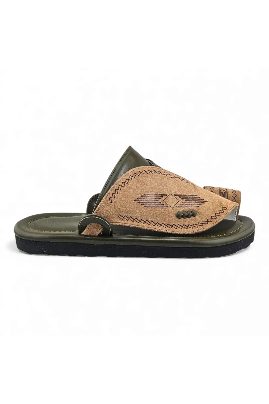 Camel / Olive Green
