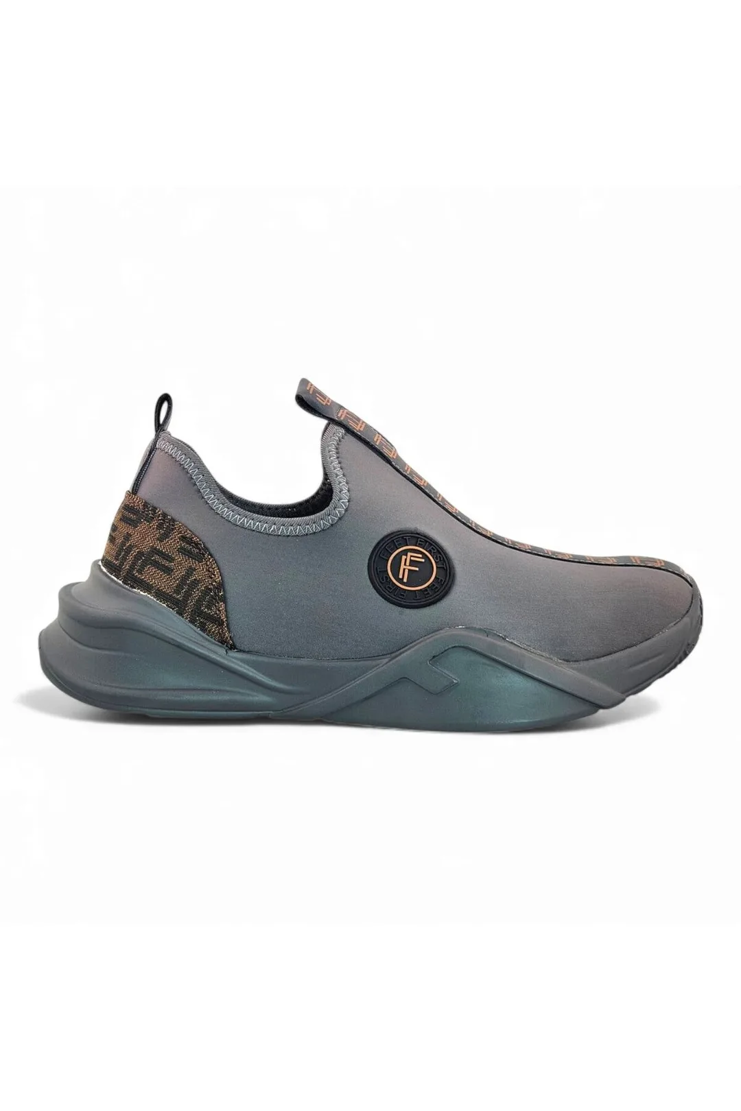 Dark Grey / Brown