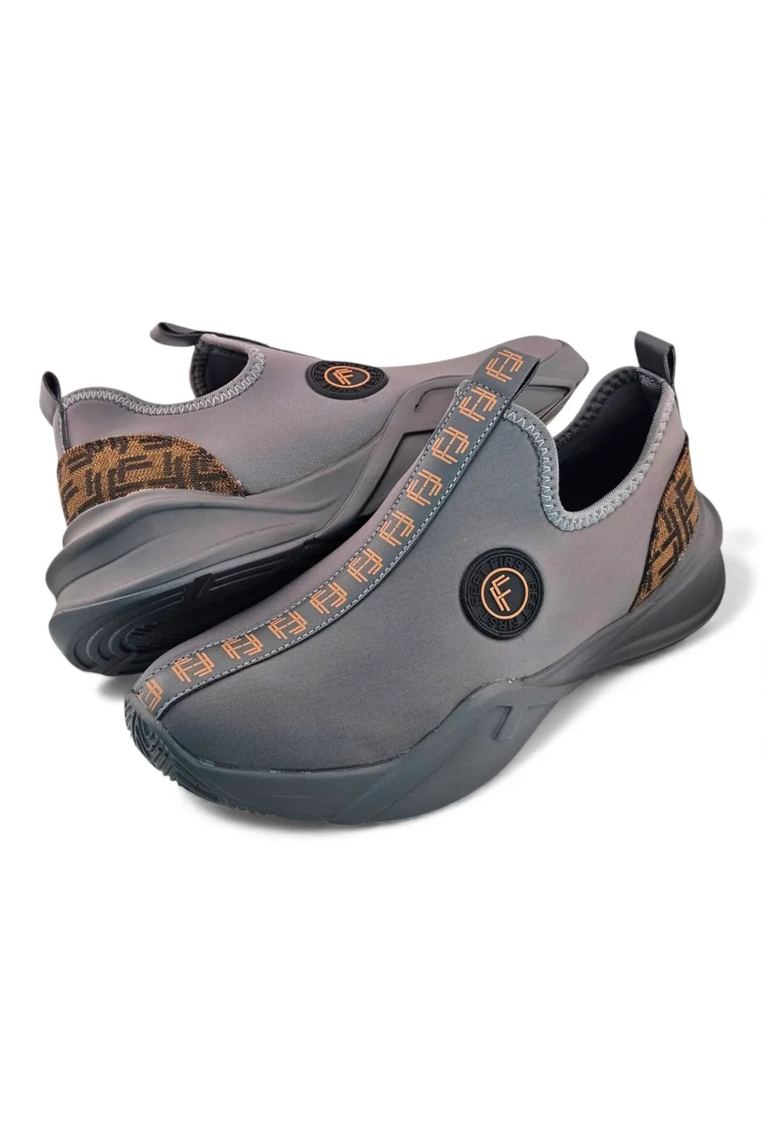 Dark Grey / Brown
