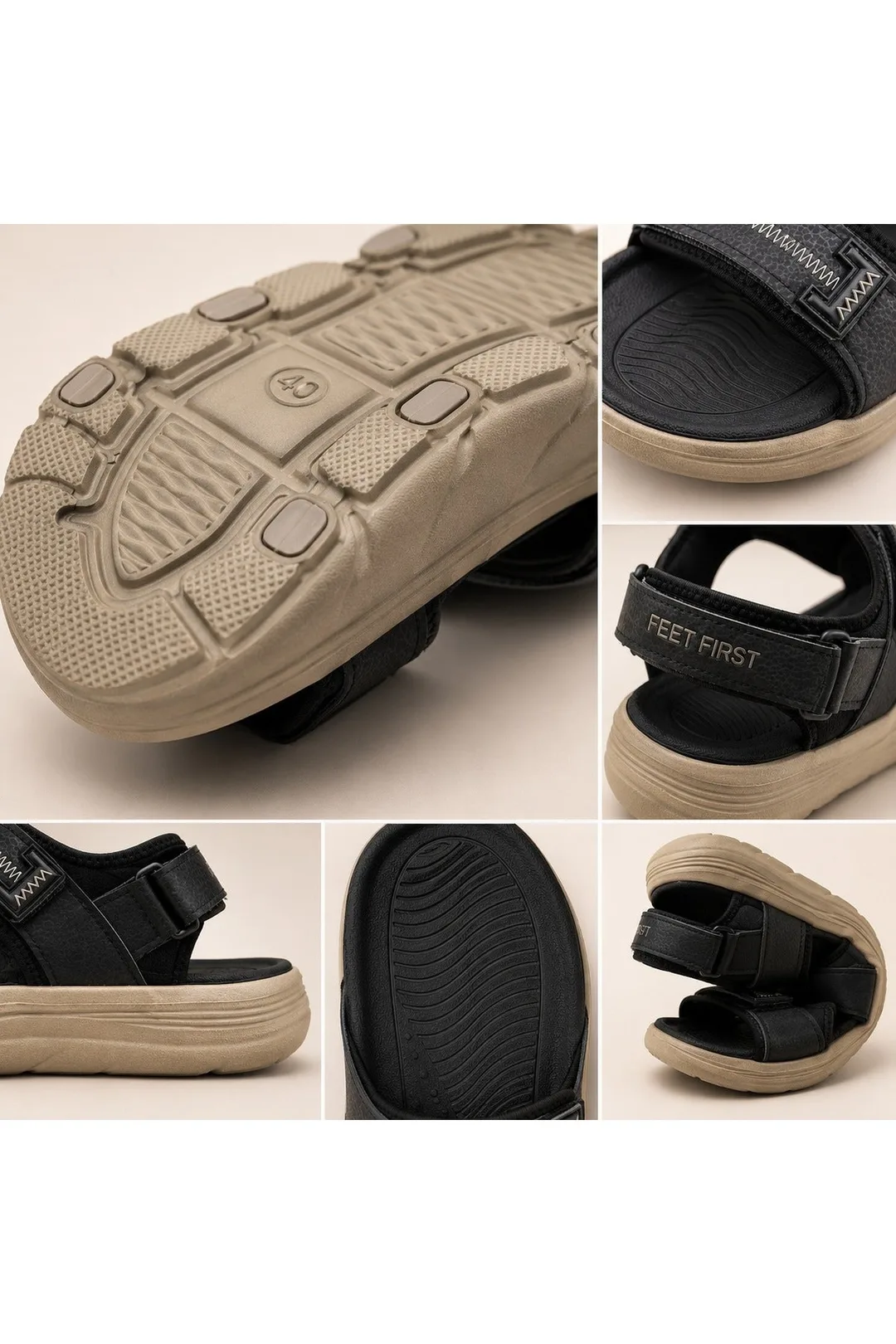 Black / Beige / Khaki