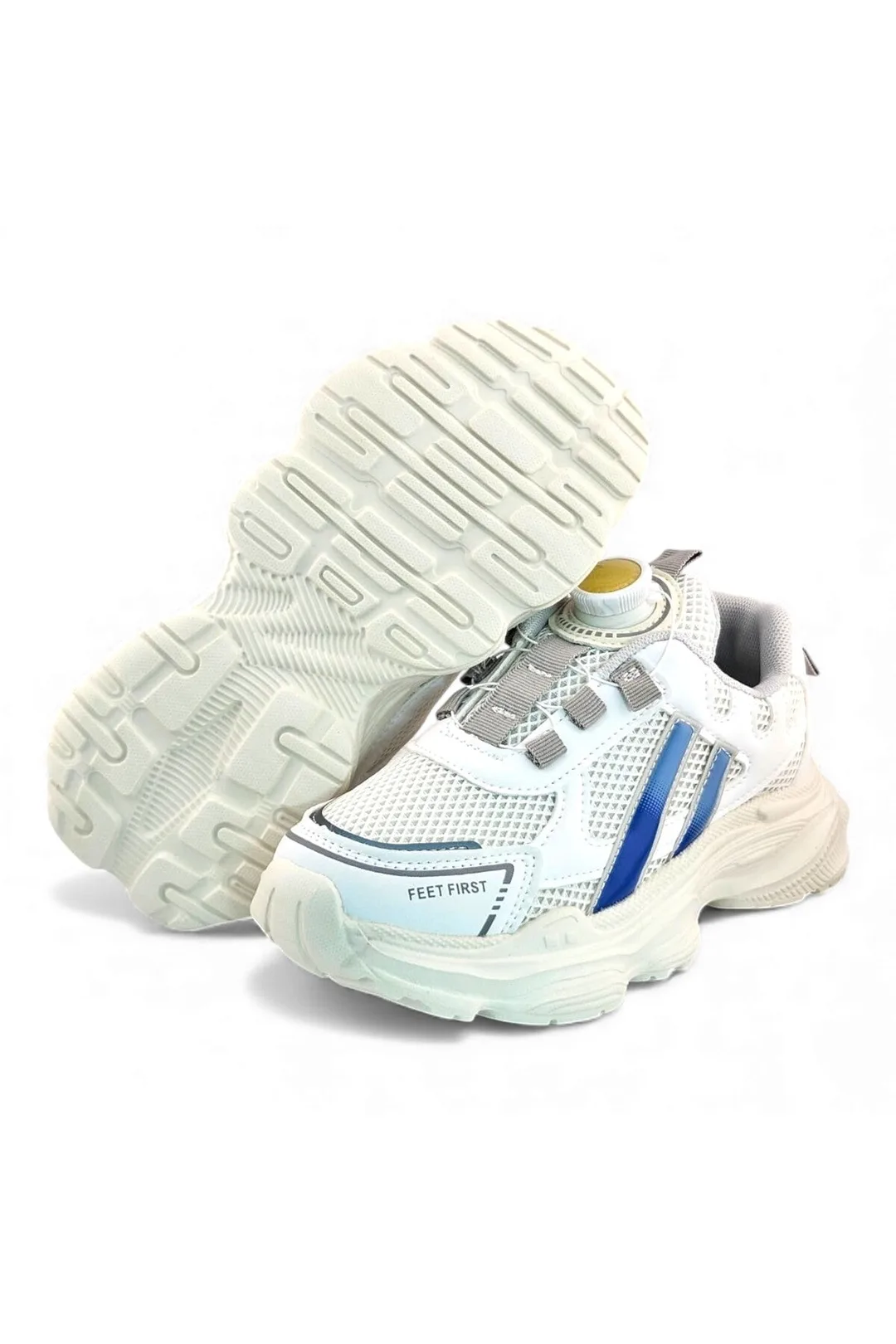 White / Blue