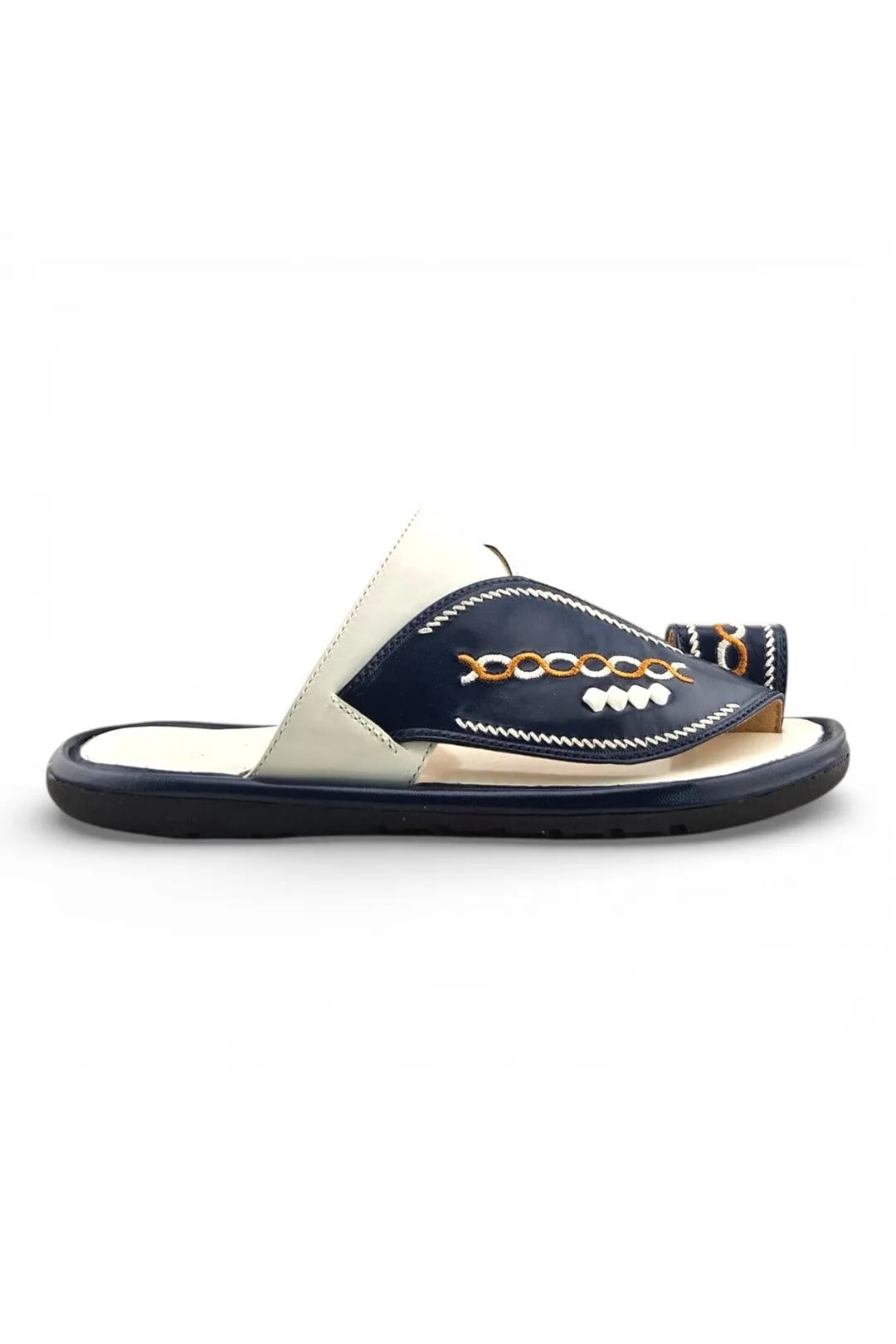 White / Navy Blue