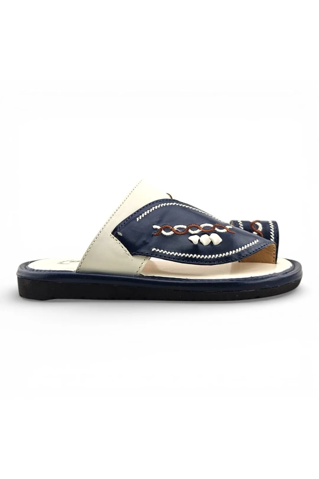 White / Navy Blue