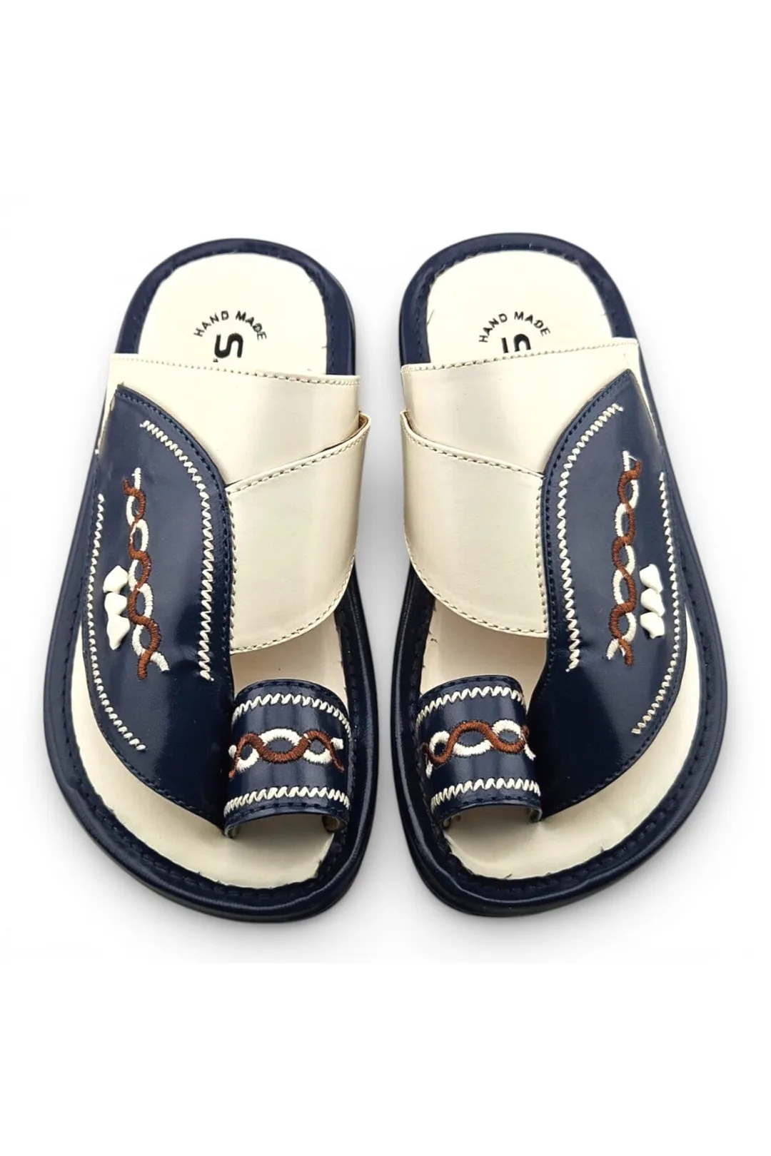 White / Navy Blue