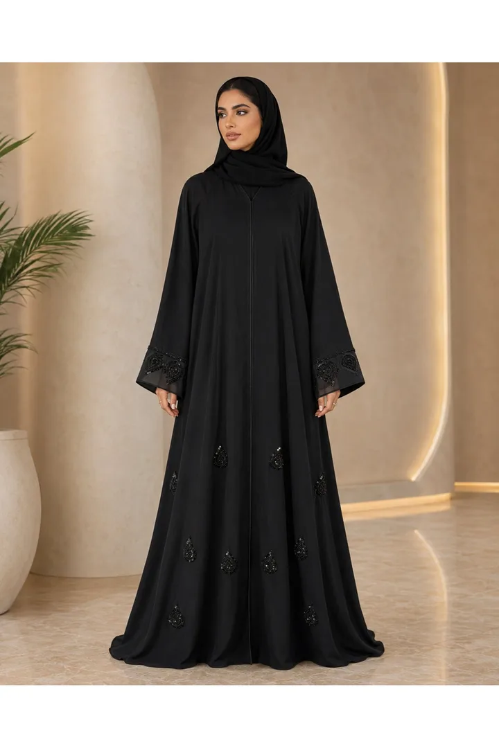 كافالي عباية مزين | ABAYA-5442