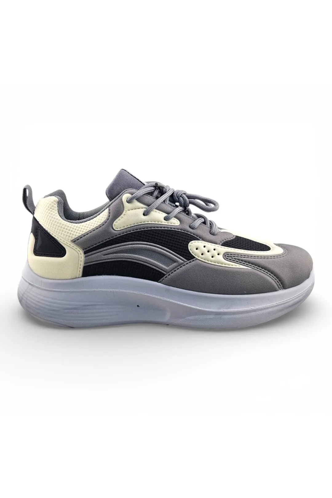 Dark Grey / Black / Off White