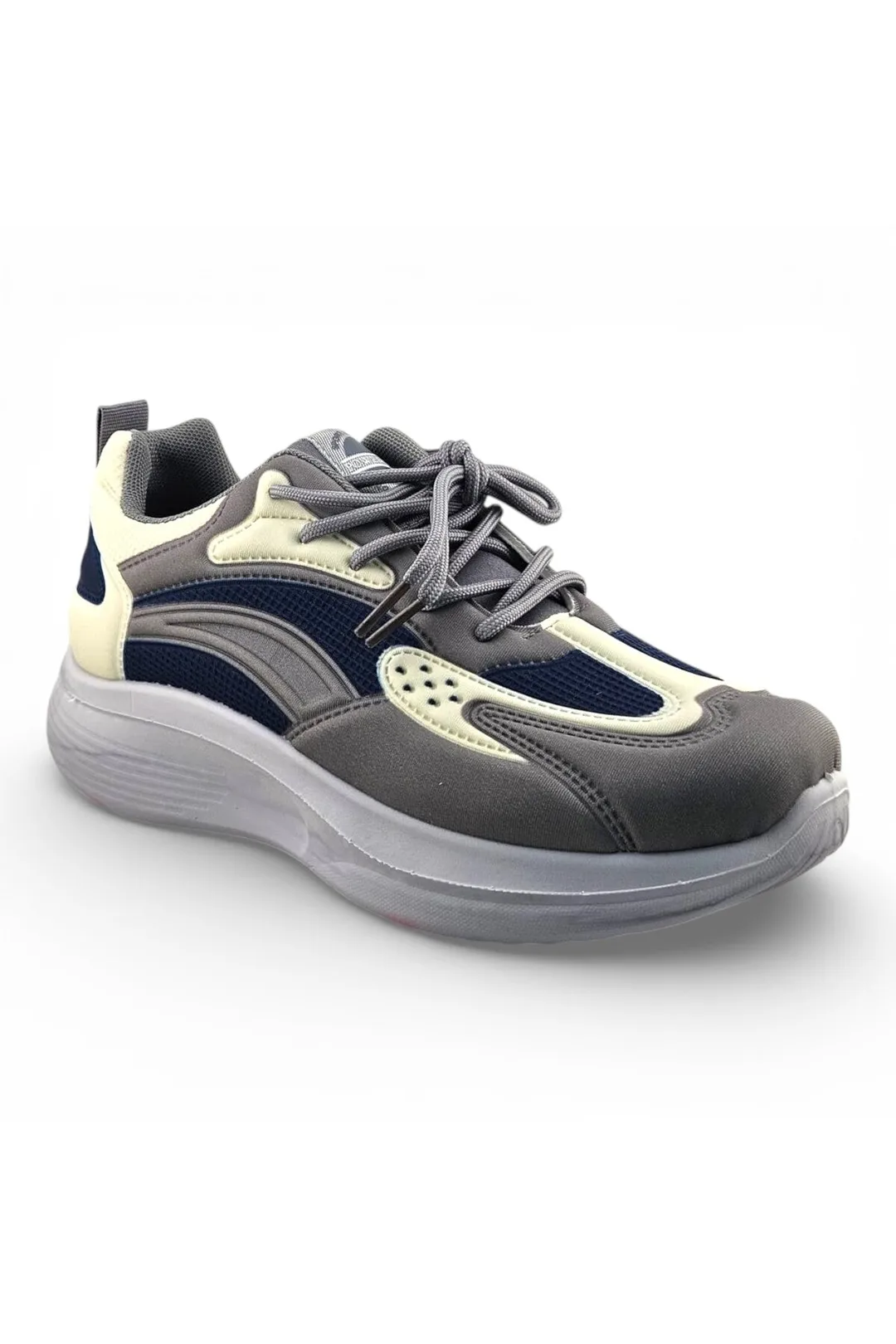 Navy Blue / Dark Grey / Off White
