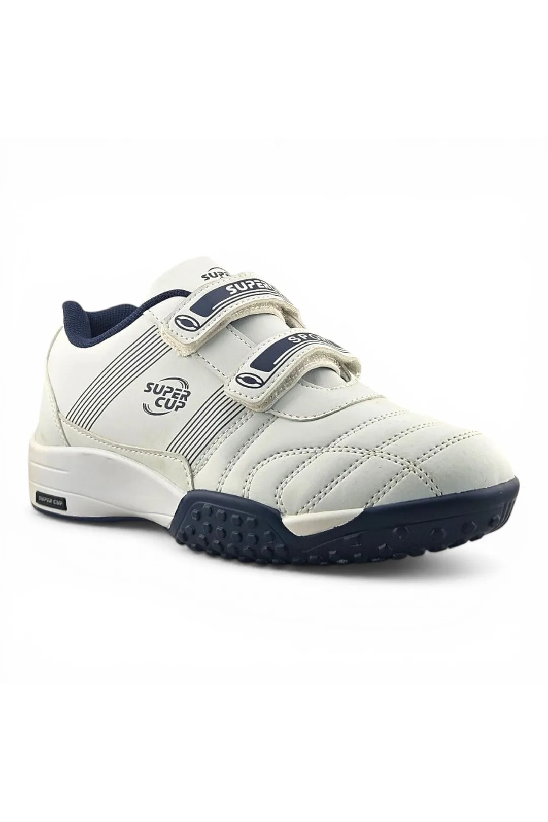 White / Navy Blue
