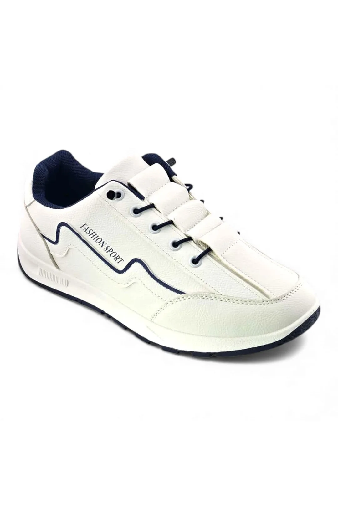 White / Dark Blue