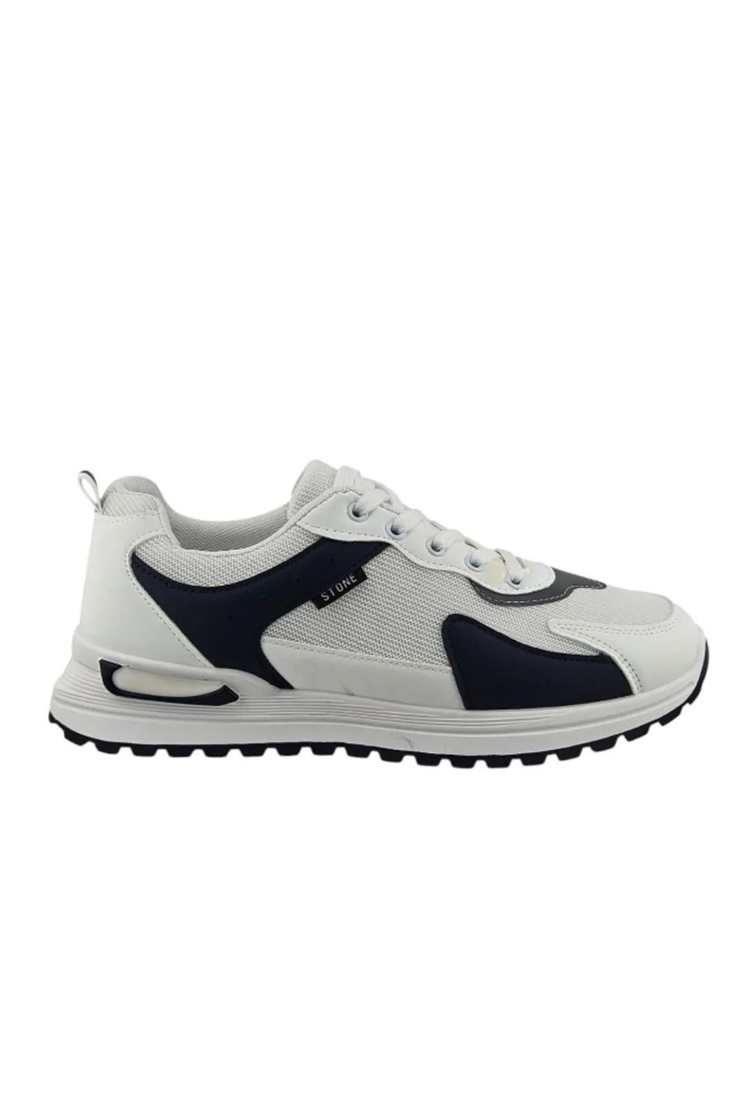 White / Dark Blue