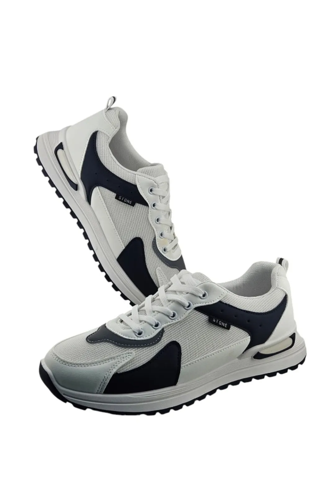 White / Dark Blue