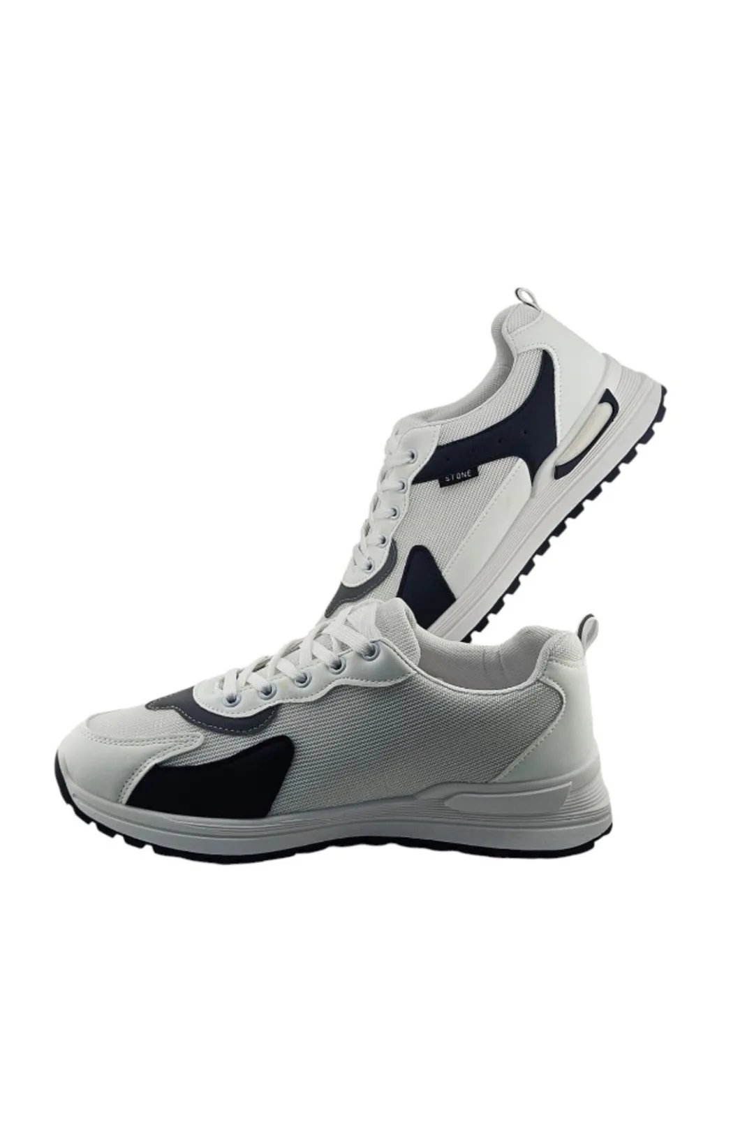 White / Dark Blue