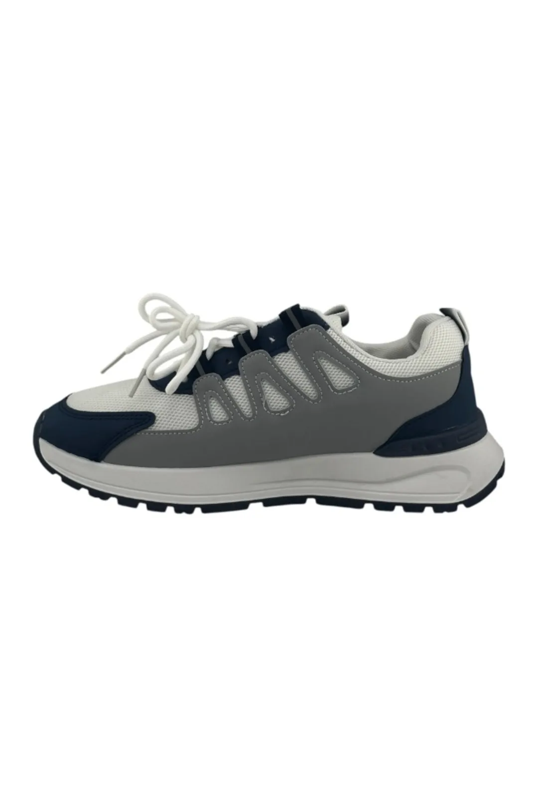 White / Navy Blue