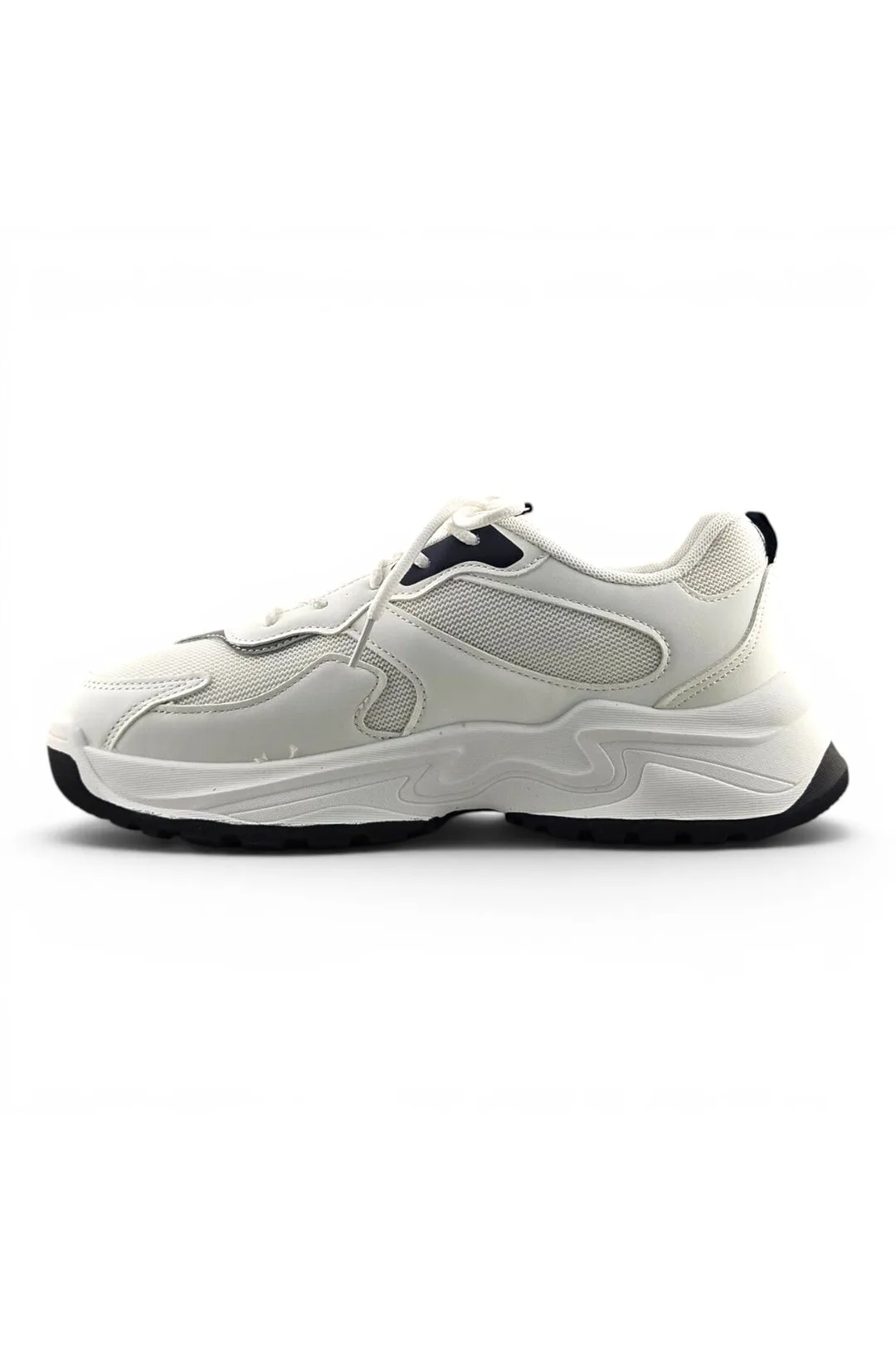 White / Navy Blue