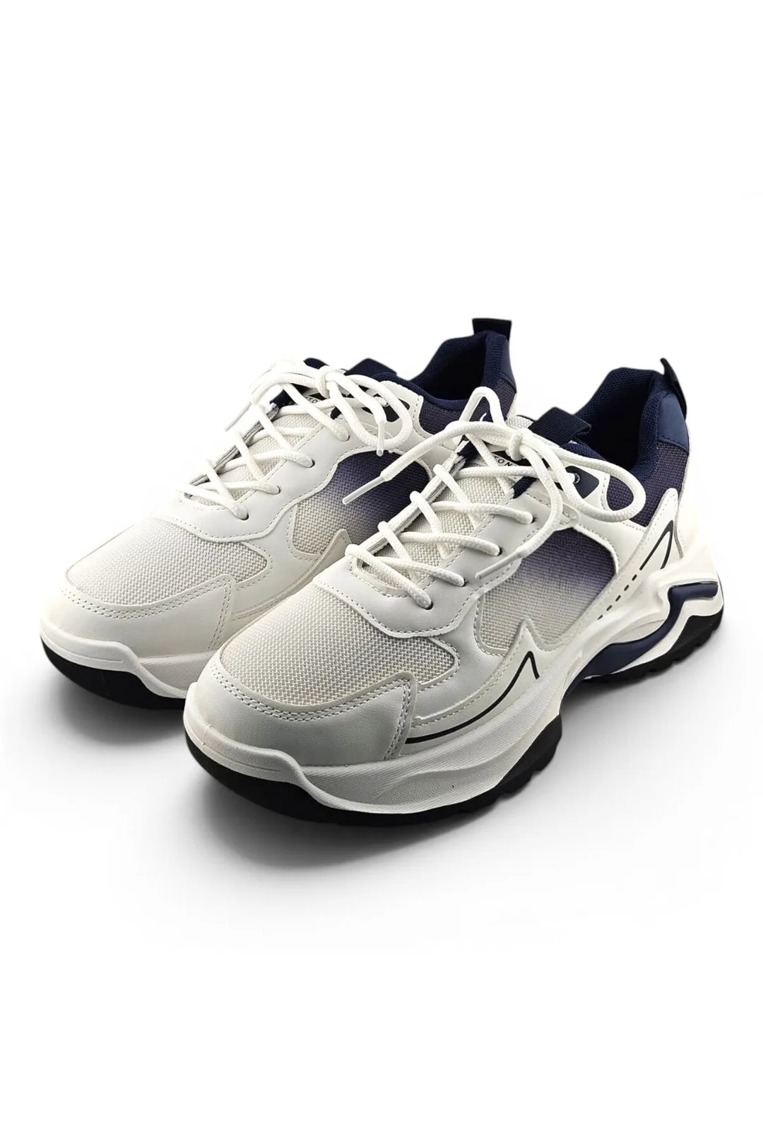 White / Navy Blue / Grey