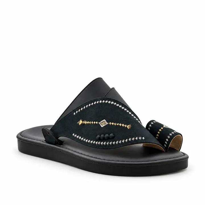 Al Fanoos Hand-Stitched Comfort Arabic Sandals for Men | 5005