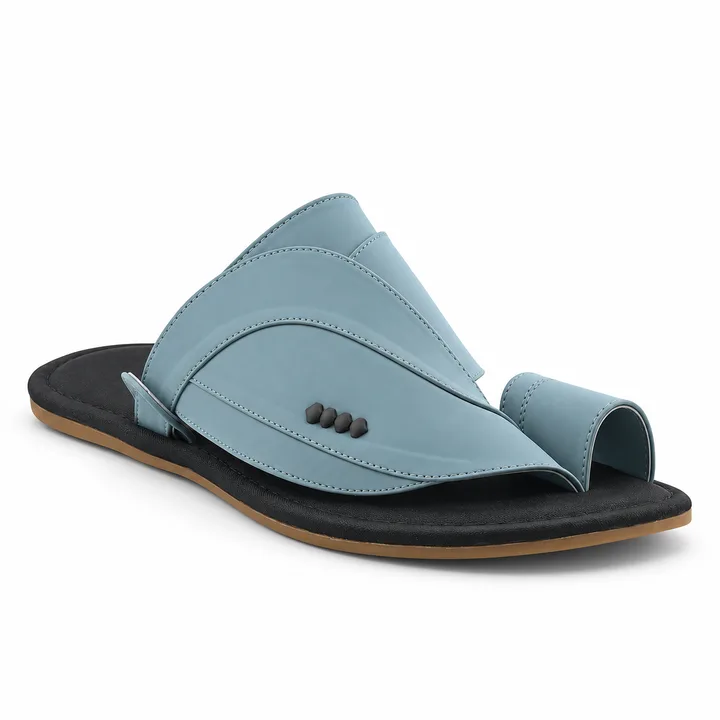 Al Fanoos Classic Smooth Arabic Sandals for Men | 5027