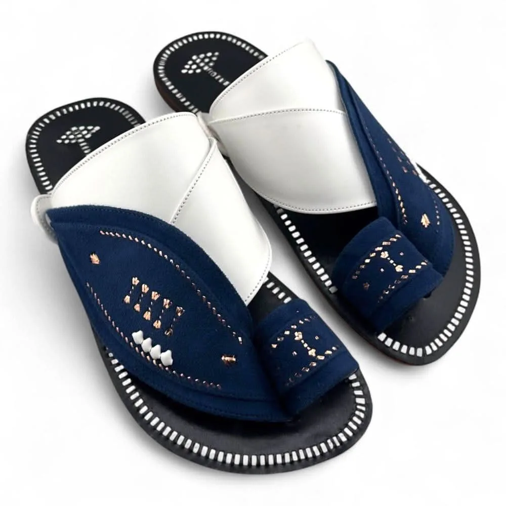 Navy Blue / White