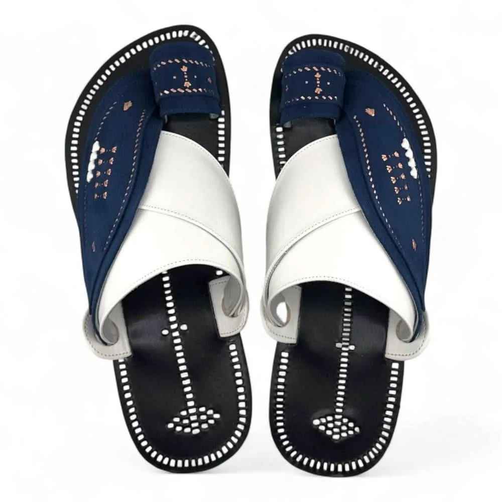 Navy Blue / White
