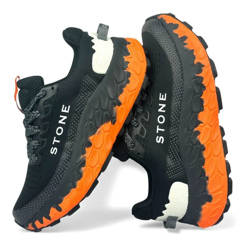 Black Reddish Orange