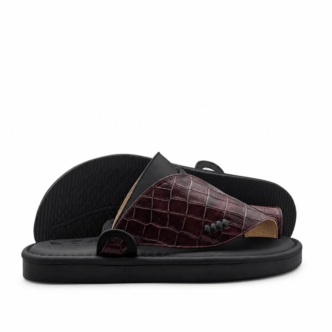 Black / Burgundy
